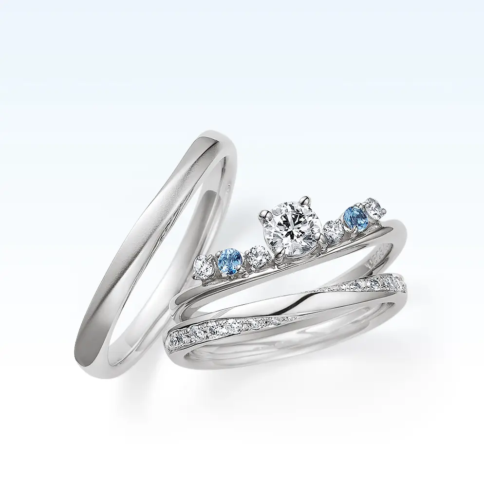 結婚指輪 - オンリーユー - QCPOY IB56／IB560 | 宝石・結納のマルモ